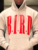 GREY B.I.R.D HOODIE